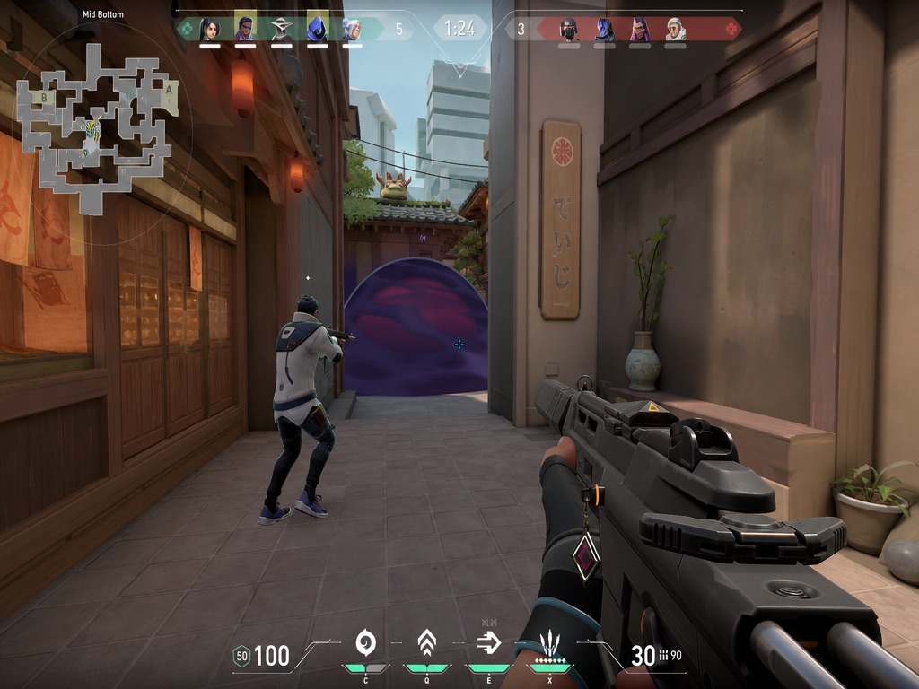 Custom crosshair preview